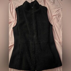 Fabletics Black Fleece Vest